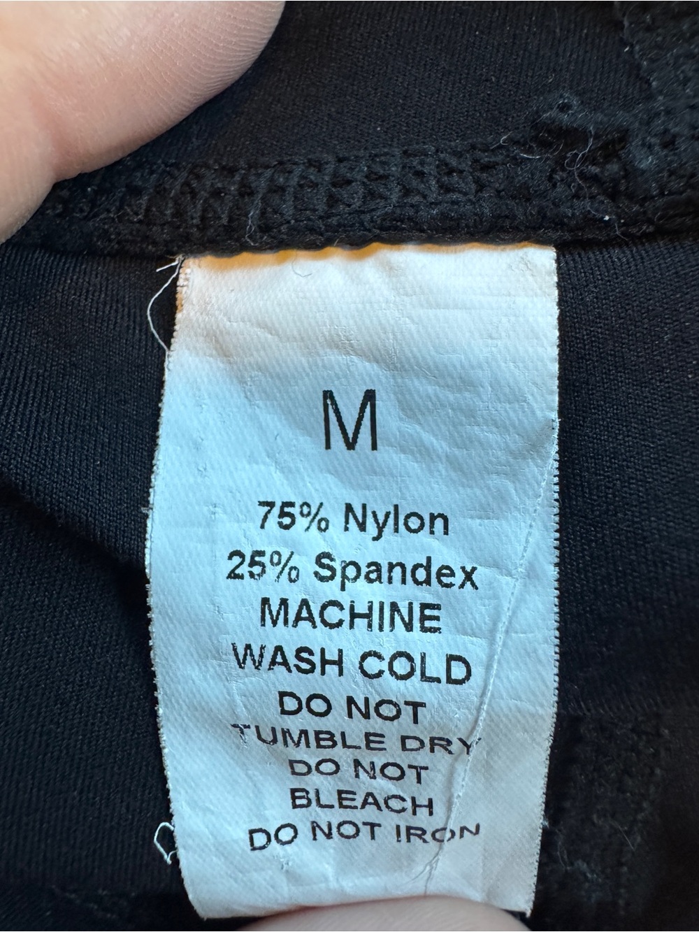 AOXJOX Black High Waisted Sculpting Leggings Medium M Gym Yoga Booty Contour - Picture 3 of 12